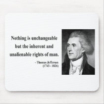 Thomas Jefferson Quote 14b Mouse Mat