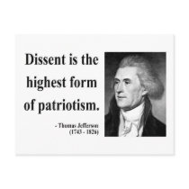 Thomas Jefferson Quote 15b postcards