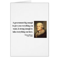 Thomas Jefferson Quote 1c Card