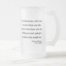 Thomas Jefferson Quote 3a Mugs