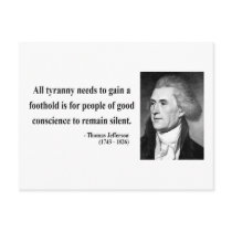 Thomas Jefferson Quote 4b postcards by liberty_store Thomas Jefferson Quote 4b postcards