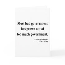 Thomas Jefferson Quote 7a Card
