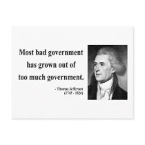 Thomas Jefferson Quote 7b postcards by liberty_store Thomas Jefferson Quote 7b postcards