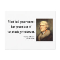 Thomas Jefferson Quote 7c postcards by liberty_store Thomas Jefferson Quote 7c postcards