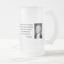 Thomas Jefferson Quote 8b Coffee Mugs