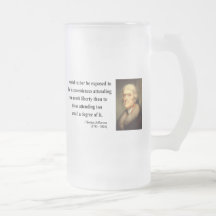 Thomas Jefferson Quote 8c Coffee Mug