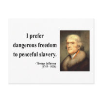 Thomas Jefferson Quote 9c postcards by liberty_store Thomas Jefferson Quote 9c postcards