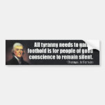 Thomas Jefferson Quote Bumper Sticker