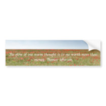 Thomas Jefferson Quote Bumper Sticker - USA