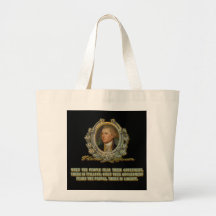 Thomas Jefferson Quote: Government & the People Tote Bag