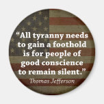 Thomas Jefferson Quote Refrigerator Magnets