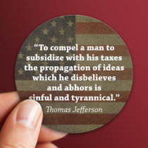 Thomas Jefferson Quote stickers by FamousQuotes Thomas Jefferson Quote stickers