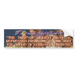 Thomas Jefferson Quote: Tree of Liberty Bumper Stickers