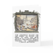 Thomas Jefferson Quote: Tyranny in the Government Cards