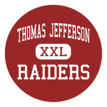 Thomas Jefferson - Raiders - Middle - Decatur stickers by customteamsportswear Thomas Jefferson - Raiders - Middle - Decatur stickers