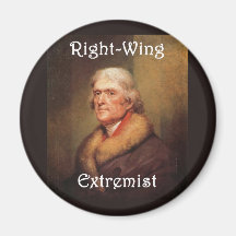 thomas jefferson right-wing rightwing extremist fridge magnets