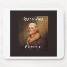 thomas jefferson right-wing rightwing extremist mouse mat