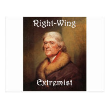 thomas jefferson right-wing rightwing extremist postcards
