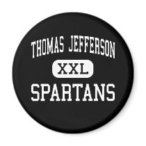 Thomas Jefferson - Spartans - High - Denver magnets by customteamsportswear Thomas Jefferson - Spartans - High - Denver magnets
