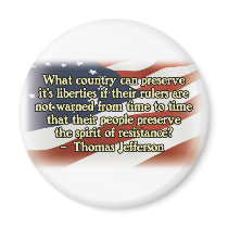 Thomas Jefferson Spirit of Resistance Magnet