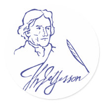 Thomas Jefferson stickers by unitedshirts Thomas Jefferson stickers