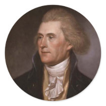 Thomas Jefferson Sticker, enveloper sealers
