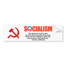 Thomas Jefferson - The democracy will cease to exi Bumper Sticker