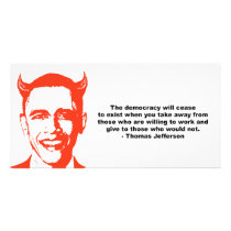 Thomas Jefferson - The democracy will cease to exi photo cards