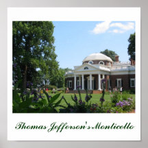 Thomas Jefferson's Monticello Print