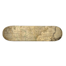 Thomas Jefferys' 1776 American Atlas Map Skateboard Decks