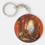 Thomas Moran - Under the Trees Keychain