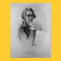 THOMAS PAINE Lithograph by Peter Kramer posters