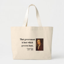 Thomas Paine Quote 1b Canvas Bag