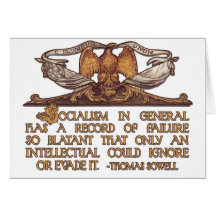 Thomas Sowell Quote on Socialism Card