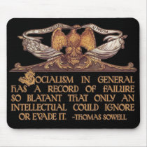 Thomas Sowell Quote on Socialism Mousepad