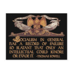 Thomas Sowell Quote on Socialism Post Card
