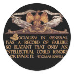 Thomas Sowell Quote on Socialism Sticker
