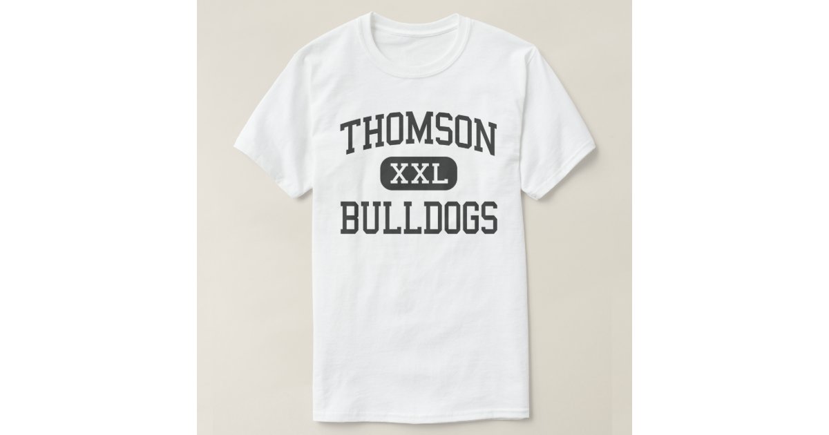 Thomson - Bulldogs - High School - Thomson Georgia T-Shirt | Zazzle