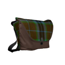 Thomson Tartan Plaid Messenger Bag