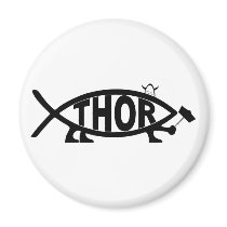THOR Fish Refrigerator Magnet