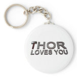 Thor Loves You Keychains
