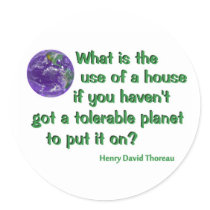 Thoreau on Conservation stickers by words_plus_paper Thoreau on Conservation stickers