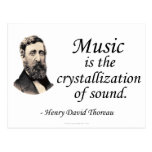 Thoreau on Sound and Music Post Card