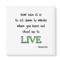 Thoreau on Writing magnets by words_plus_paper Thoreau on Writing magnets