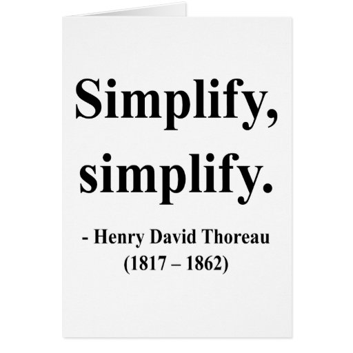 Thoreau Quote 1a Greeting Card