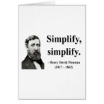 Thoreau Quote 1b Greeting Card