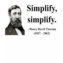 Thoreau Quote 1b t-shirts