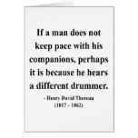 Thoreau Quote 4a Greeting Cards