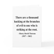Thoreau Quote 5a Greeting Card