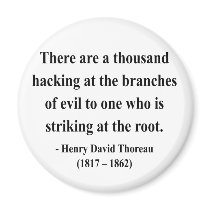 Thoreau Quote 5a magnets